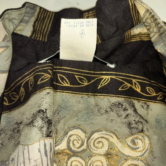 Jennifer Jeffries Women's Asian Sz 4 Short Sleeved Tunic Top Excellent Cond. - Picture 6 of 6